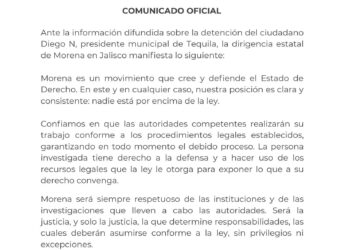 Morena Jalisco, detención Diego “N”