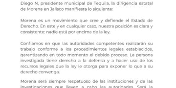 Morena Jalisco, detención Diego “N”