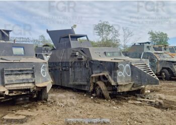 Destruyen 23 vehículos “monstruos “ con blindaje artesanal