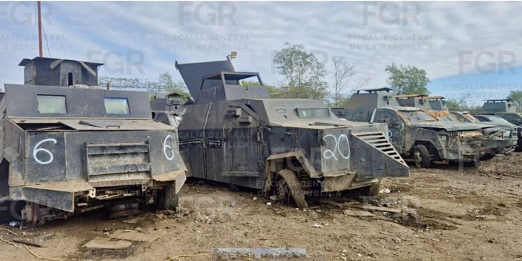 Destruyen 23 vehículos “monstruos “ con blindaje artesanal