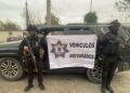 Asegura Guardia Estatal vehículos con blindaje artesanal y armas en Nuevo Progreso