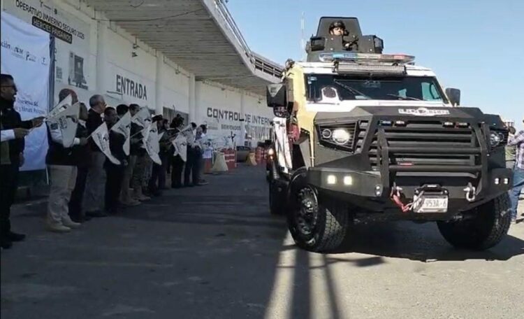 Participa Guardia Estatal en banderazo de operativo “Heroínas y Héroes Paisanos”