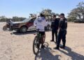 Brinda Guardia Estatal seguridad durante rodada ciclista en la carretera Tula–Ocampo