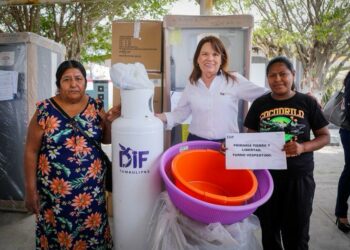 Equipa DIF Tamaulipas desayunadores escolares y comedores comunitarios del estado