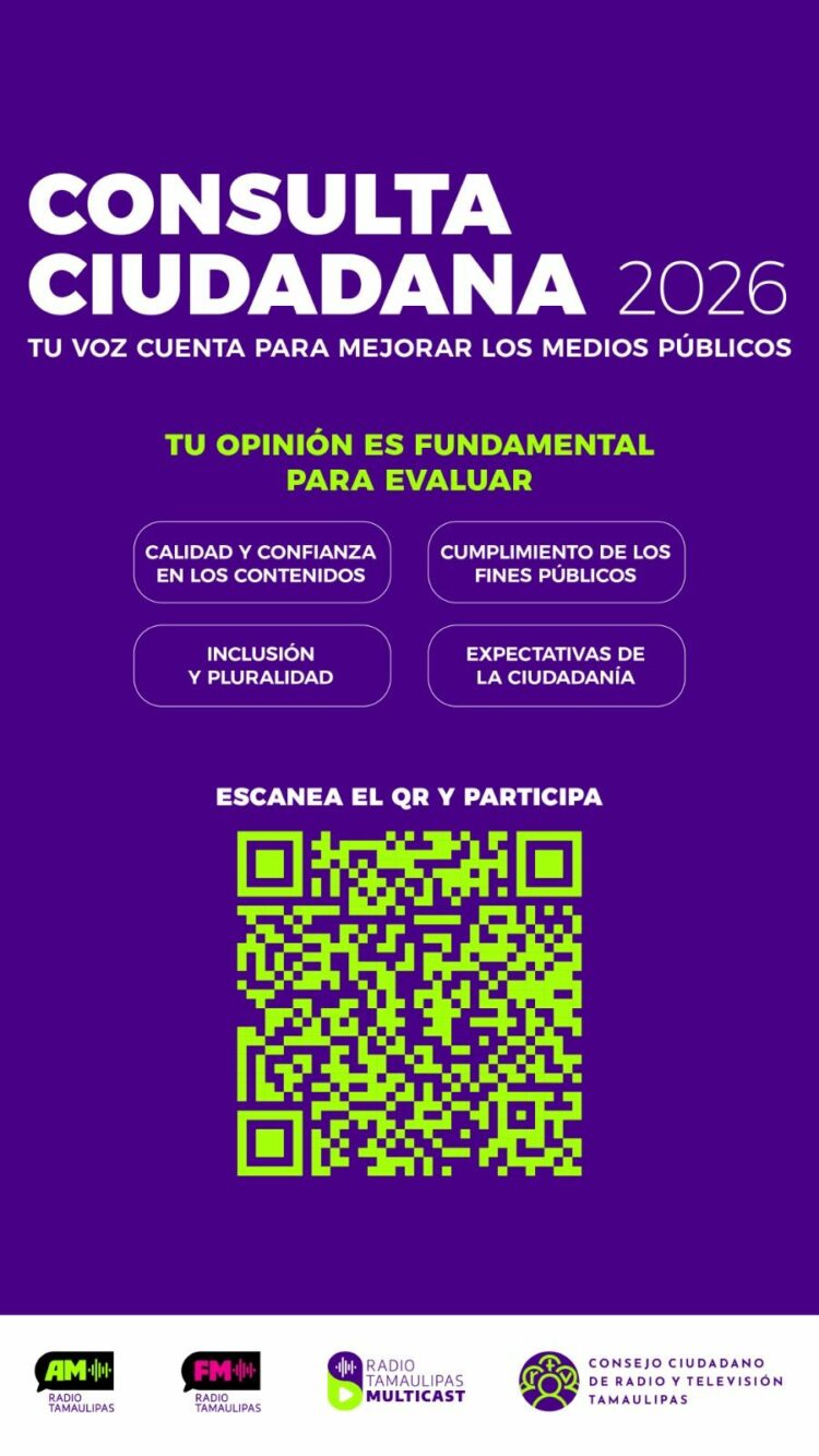 Escuchar-nos»: Consulta pública para conocer la opinión de la ciudadanía sobre los contenidos del Sistema Estatal de Radio y Televisión Tamaulipas