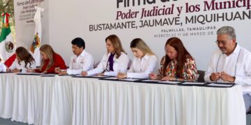 Firman IDPET y Poder Judicial convenio con municipios del altiplano para ampliar servicios de defensoría pública