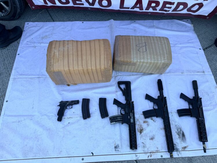Guardia Estatal asegura armamento tras operativo en Nuevo Laredo