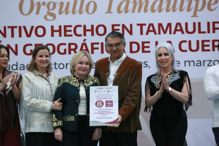 Tamaulipas está en su mejor momento: entregan distintivos a emprendedores e Indicación Geográfica de la Cuera Tamaulipeca