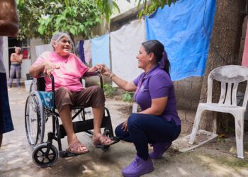 Casa por casa, lleva DIF Tamaulipas apoyo y bienestar a familias de la zona conurbada