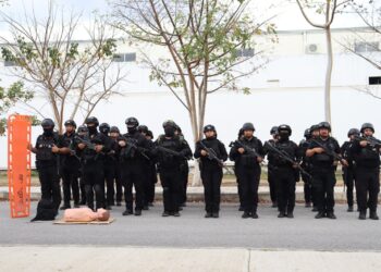 Capacita SSPT a 19.º bloque del Curso de Medicina Táctica Policial