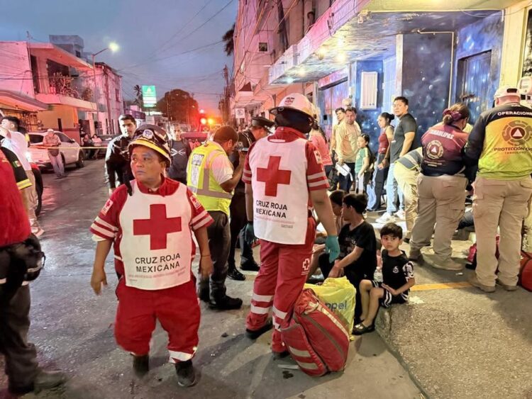 Atiende Cruz Roja accidente  vial en Tampico