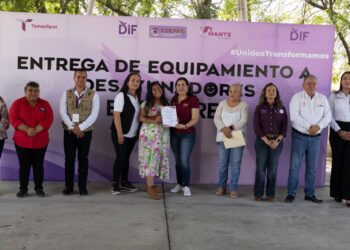 Abre DIF Tamaulipas nuevo desayunador escolar en comunidad rural de El Mante
