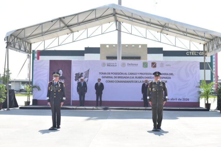 Rubén Darío Díaz Esparza,  Comandante Interino de la IV Región Militar