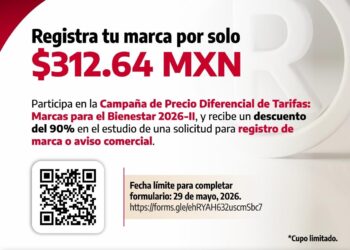 Proteje tu marca por 312 pesos