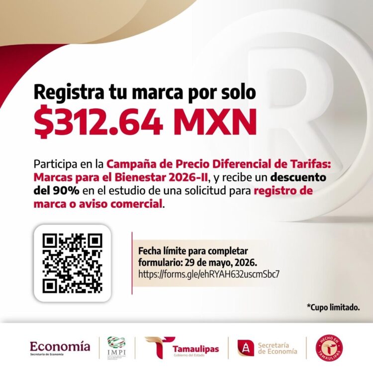Proteje tu marca por 312 pesos