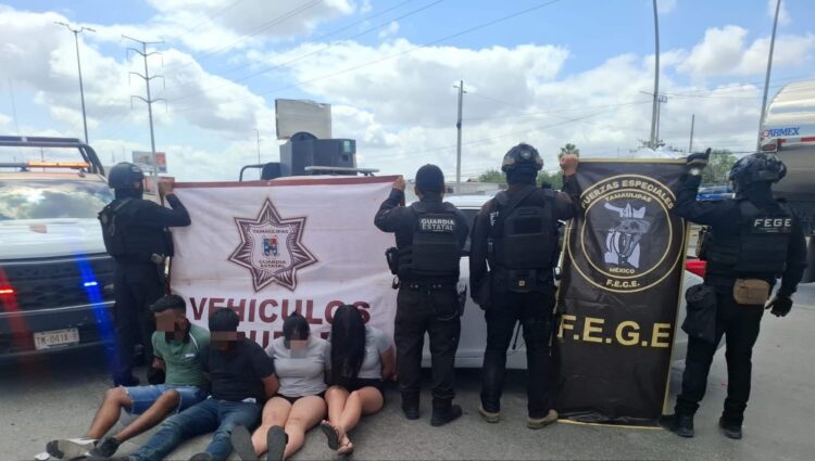 Atoran a cuatro civiles armados tras persecución en Reynosa