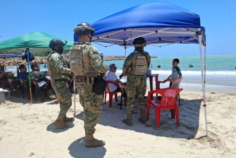 Refuerza Marina vigilancia en Playa La Pesca
