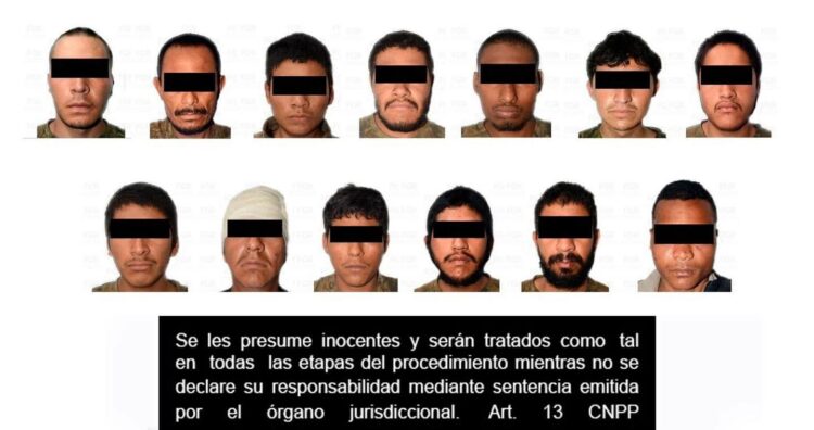 Vinculan a 13 por portación de  armas y asociación delictuosa