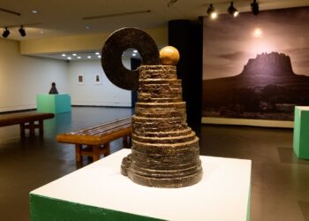 Inauguran exposición «Volcanes» de Vicente Rojo en la Galería Pedro Banda del Centro Cultural Tamaulipas