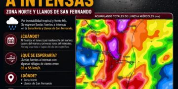 Exhorta Protección Civil a extremar precauciones ante pronóstico de lluvias intensas en Tamaulipas