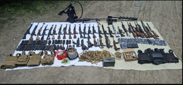 Asegura Ejército arsenal en  Matamoros