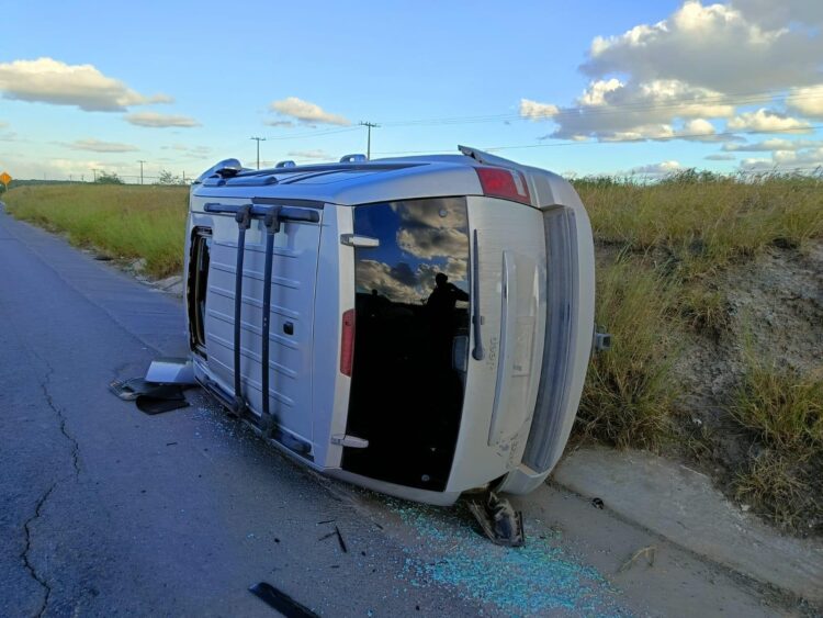 Guardia Estatal atiende accidente en Viaducto Reynosa, una persona fallecida