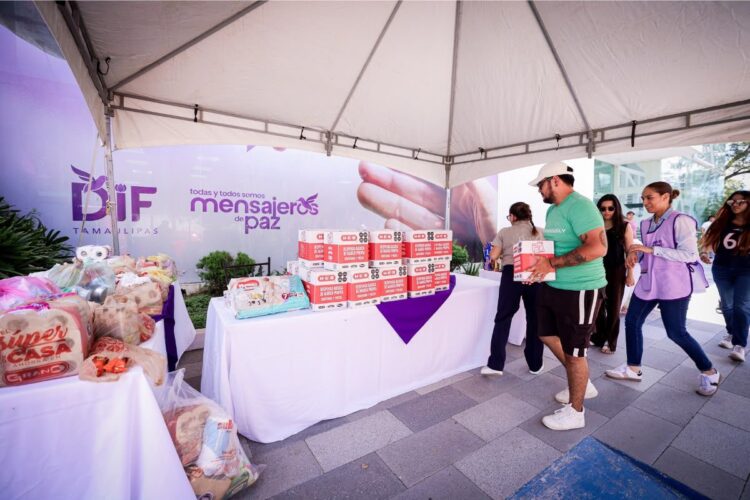 DIF Tamaulipas abre centro de acopio para apoyar a familias afectadas por los sismos en Venezuela