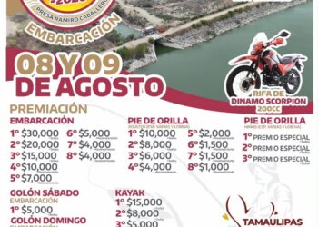 Anuncian la Copa Tamaulipas 2026 en la Presa Ramiro Caballero, en González